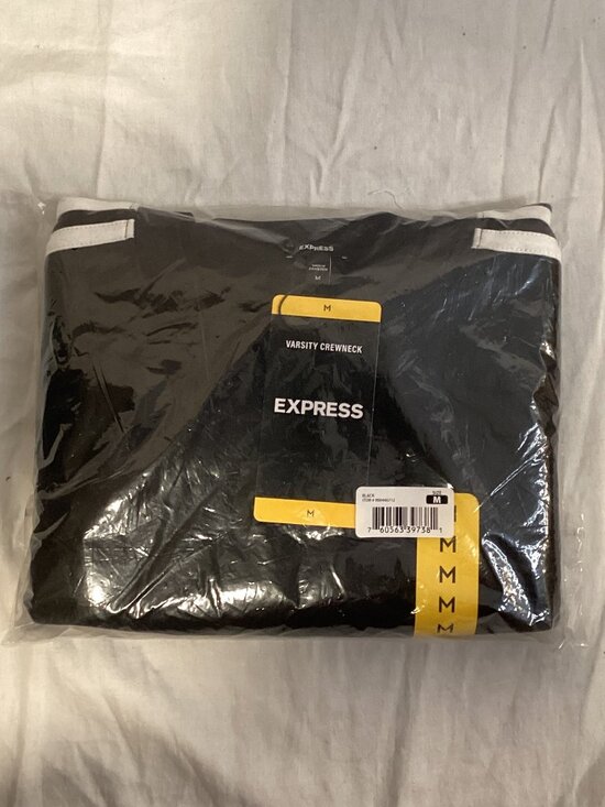 Express Women's Varsity Crewneck Sweatshirt - Picture 3 of 5